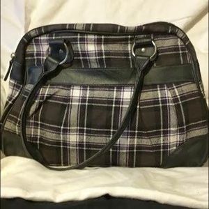 Small plaid handbag